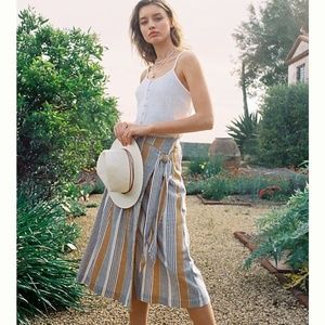 Anthropologie midi skirt